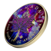Picture of Серебряная монета "Канадский кленовый лист - Июнь" из серии "Времена года" 31,1 грамм, 2022 год