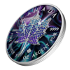 Picture of Серебряная монета "Канадский кленовый лист - Декабрь" из серии "Времена года" 31,1 грамм, 2022 год