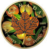 Picture of Серебряная монета "Канадский кленовый лист - Ноябрь" из серии "Времена года" 31,1 грамм, 2022 год