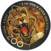 Picture of Срібна монета "Дубовий лист - Лев" з серії "Зоопарк" 31,1 грам, 2019 рік