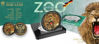 Picture of Срібна монета "Дубовий лист - Лев" з серії "Зоопарк" 31,1 грам, 2019 рік