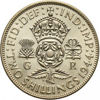 Picture of Срібна монета "2 шилінги" 11,3 грам, 1937-1946 рік