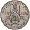 Picture of Серебряная монета "1 шиллинг" 5,66 грамм, 1937-1946 год