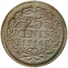 Picture of Срібна монета "25 центів" 3,58 грам, 1910-1925 рік Нідерланди 