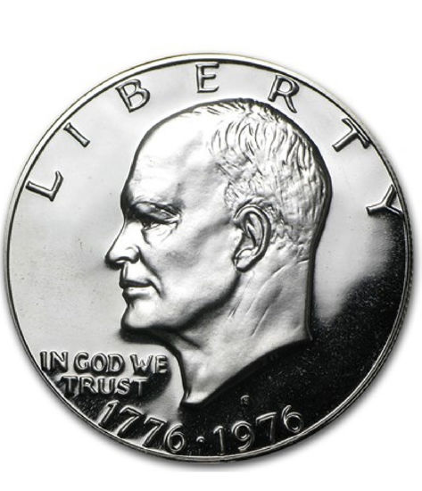 Picture of Інвестиційна монета "Liberty - Ейзенхауер" proof 1 долар США 1976р