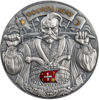 Picture of Срібна монета "БЕЗСМЕРТНА СЛАВА" 62,2 грам, 2025 рік козак України 