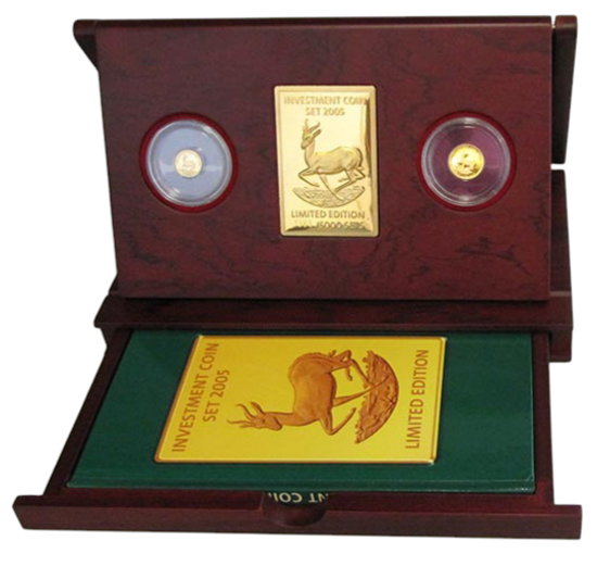 Picture of Набор монет-слитков "INVESTMENT COIN SET 2005"