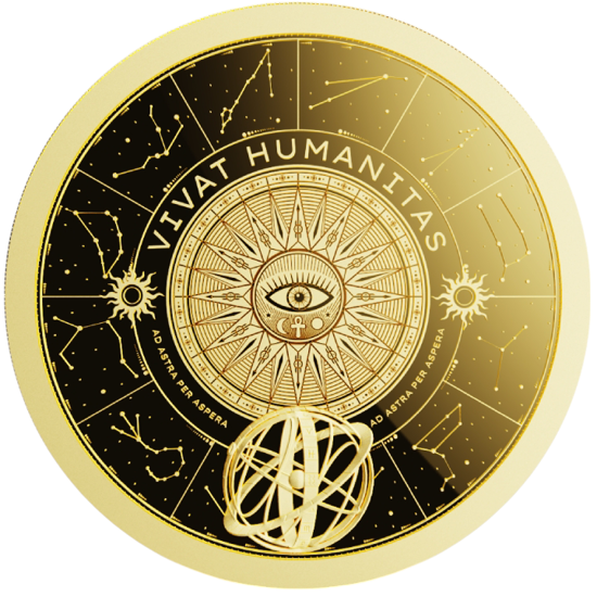 Picture of Золота монета  "VIVAT HUMANITAS" 3,11 грам, 2024 рік