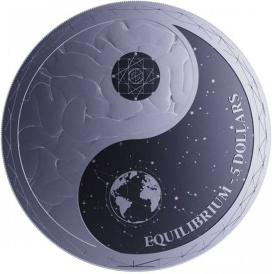Изображение Серебряная монета «Equilibrium» 31,1 грамм, 2022 год равновесие