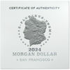 Picture of 1$ доллар США  "Morgan Dollars - Морган" 26,7 грам, 2024 рік