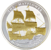 Picture of Серебряная монета "Майфлауэр 400-летие - The Mayflower" GILDED 31.1 грамм 2020 г.