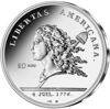 Зображення Срібна монета "Libertas Americana" 31,1 грам, 2023 рік свобода США 