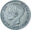 Picture of Срібна монета Іспанія 5 песета 1898 Альфонсо XIII