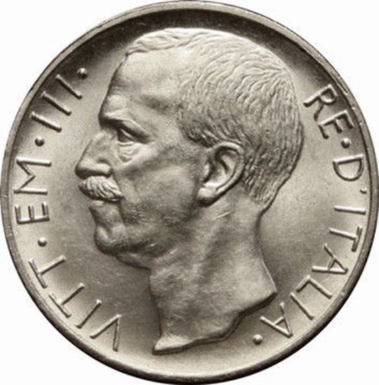 Picture of Серебряная монета "10 лир Виктор Эммануил ІІІ" 10 грамм, 1927 год