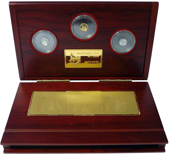 Picture of Набор монет "Африканський Крюгерранд. INVESTMENT COIN SET 2006"