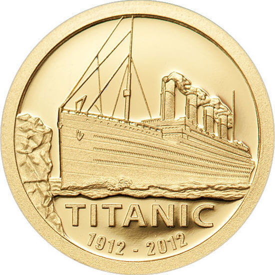 Picture of Золота монета "Титанік" 3,11 грам, 2012 рік