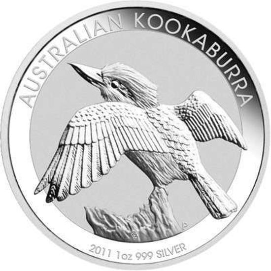 Picture of Серебряная монета "Австралийская Кукабарра" 31,1 грамм, 2011 год