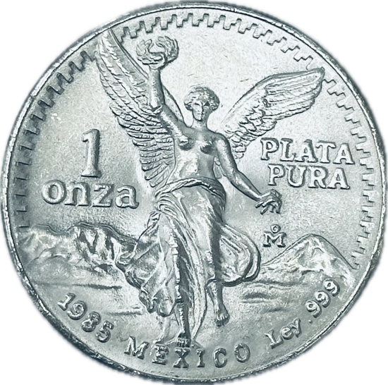 Picture of Срібна монета "Лібертад" 31,1 грам, 1985 рік