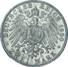 Picture of Срібна монета "2 марки" 11,11 грам, 1891-1902 роки