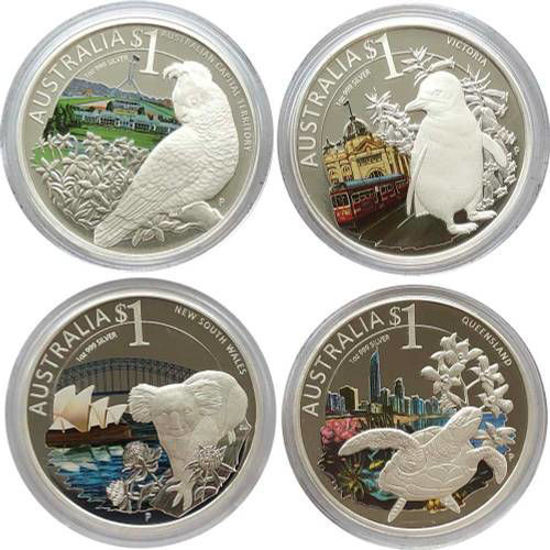 Picture of Набор серебряных монет "АВСТРАЛИЯ" 2010 год