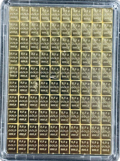 Picture of Золотой слиток 50 грамм Valcambi (новый)