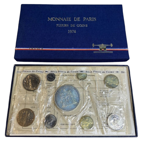 Picture of Набор монет "Fleurs de Coins" 1974 год