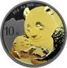 Picture of Серебряная монета Панда (Gold Black Empire Edition) 31,1 грамм, 2019 год