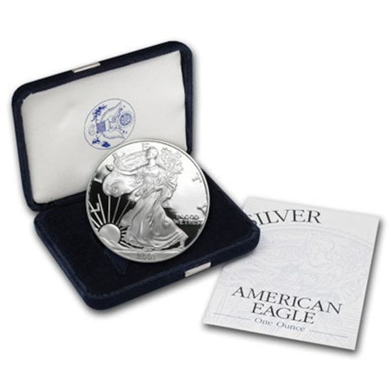 Picture of 1 $ долар США Американський Срібний Орел PROOF 31,1 грам, 2001 рік