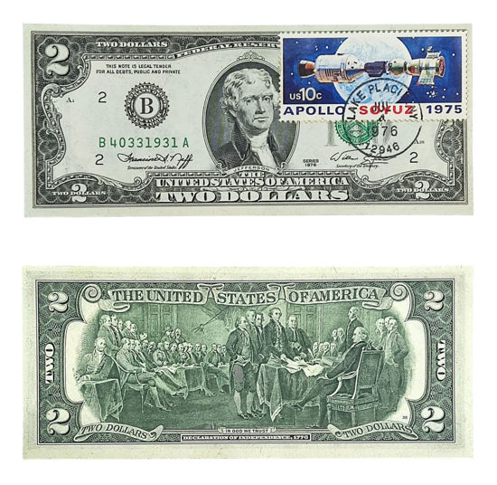 Picture of 2 доллара США 1976 г. "номер - рандомный"
