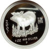 Зображення Срібна монета "Рік Свині" Lunar 1 Series, 1 долар, 31,1 грам PROOF