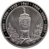 Зображення Срібна медаль «100-річчя харківського футболу» 31,1 грам, 2008 рік