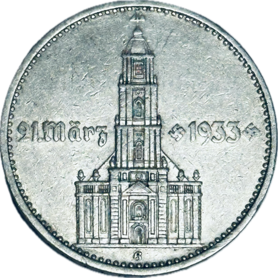 Зображення Дві рейхсмарки "Гарнізонна церква" 1934