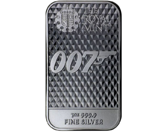 Зображення Срібний злиток "Агент 007 - Джеймс Бонд" 31,1 грам