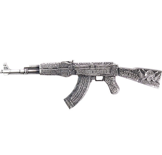 Изображение Серебряная монета "АК-74" 62,2 грамм, 2024 год