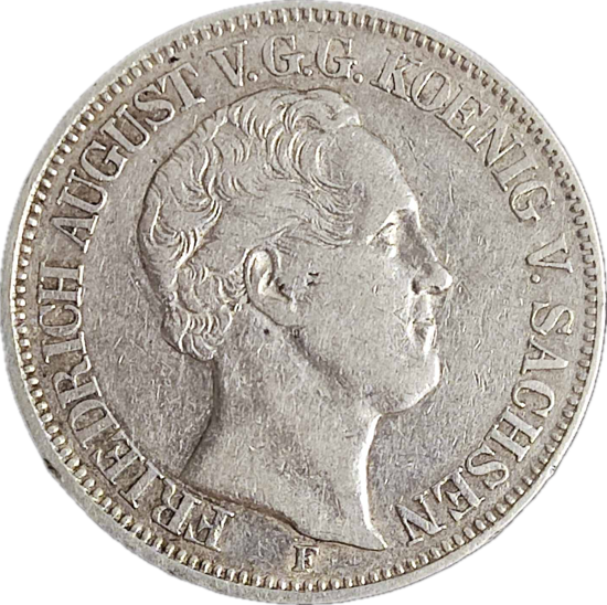Зображення Срібна монета "1 талер" 22,27 грам, 1839-1849 роки