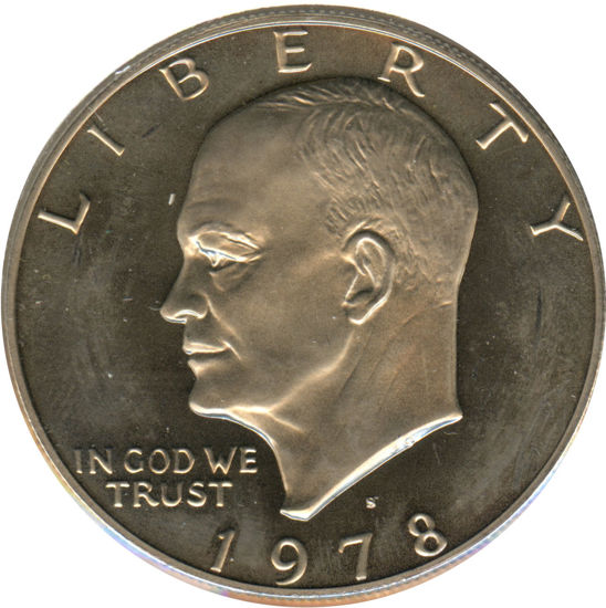 Изображение Памятная монета "Liberty – Эйзенхауэр" 1971-1978 годы