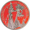 Зображення Срібна монета «Британія та Германія» SPECE RED  2019 31.1 грам серия Алегорія 