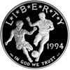 Зображення Срібна монета "Чемпіонат світу з футболу FIFA 1994" 26,73 грам, 1994 рік