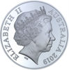 Изображение Серебряная монета "50-летие высадки на Луну" 31,1 грамм, 2019 год