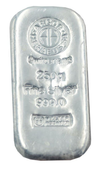 Изображение Серебряный слиток 250 грамм