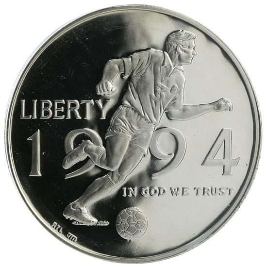 Изображение Памятная монета "LIBERTY - Чемпионат мира по футболу" 1994 год