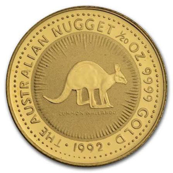 Зображення Золота монета "Кенгуру" 1,55 грам, 1992 рік