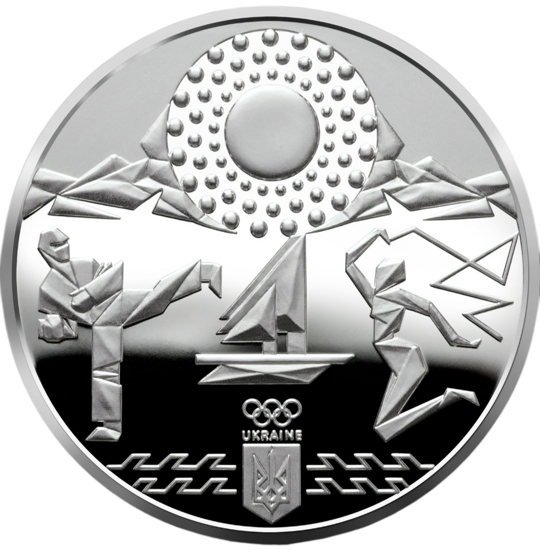 Изображение Серебряная монета "Игры XXXII Олимпиады" 31,1 грамм, 2020 год