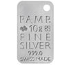 Изображение Серебряный слиток-кулон 10 грамм PAMP (кожа ската)
