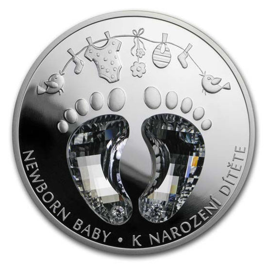 Изображение Серебряная монета "Newborn Baby - Младенец" 31,1 грамм 2019 год