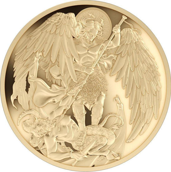 Изображение Золотая монета "Михаил" 0,5 грамм, 2025 год