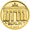Изображение Золотая монета "Бранденбургские ворота" 0,5 грамм, 2025 год