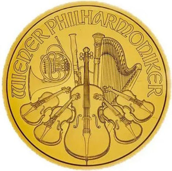 Зображення Золота монета "Віденська Філармонія" PROOF 7,78 грам 2014 рік