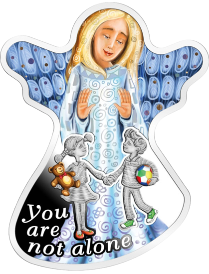 Зображення Срібна монета “Ти не самотній - Ангел” 20 грам 2018 рік