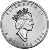 Изображение Серебряная монета "Канадский кленовый лист" 31,1 грамм 1995 год